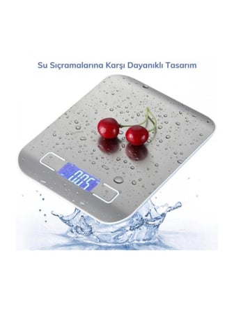 Techfit TF1002 Mutfak Tartısı İnox 5 Kg