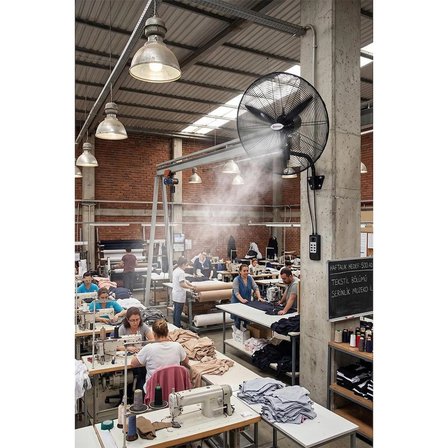 MUZEKO Mega Mzk-750 30 Inç Duvar Tipi Kumandalı Sanayi Vantilatör 75cm