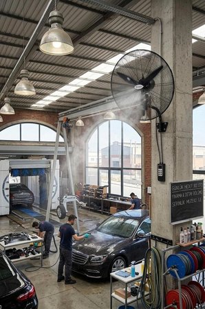 MUZEKO Mega Mzk-750 30 Inç Duvar Tipi Kumandalı Sanayi Vantilatör 75cm