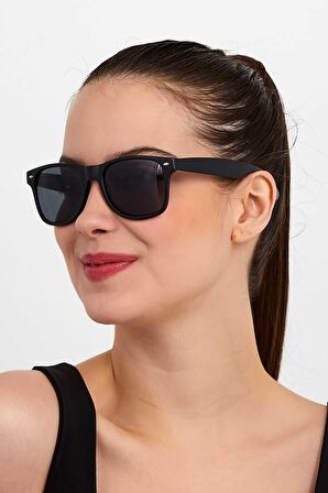 ModaLucci ML 97 Wayfarer Mat Siyah Unisex Güneş Gözlüğü