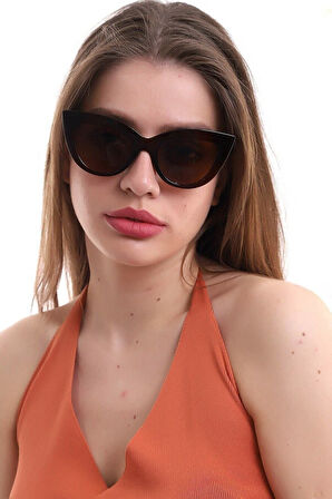 Ml 12 Cat Eye Kahverengi Kadın Güneş Gözlüğü