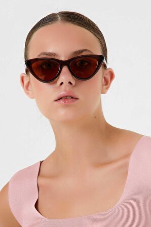 ModaLucci ML 13 Cat Eye Kahverengi Kadın Güneş Gözlüğü
