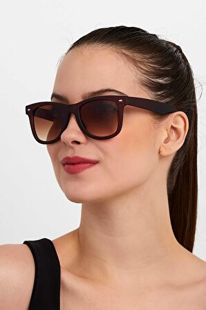 ModaLucci ML 06 Wayfarer Kahverengi Unisex Güneş Gözlüğü