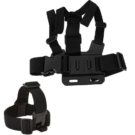 Gplus Göğüs Kemeri Chest Strap ve Kafa Bandı 2 Parça Aksesuar Set