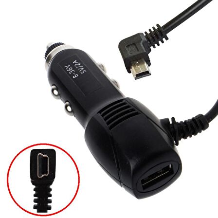 General Plus Novatek Araç Kamera 5V20A USB Şarj Çakmaklık Adaptörü