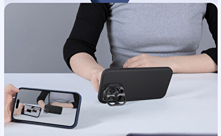 Nillkin iPhone 14 Pro Stand Özellikli Lens Koruyuculu Lansman Kılıf