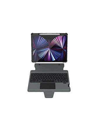 Nillkin NLK-0336 Bumper Rgb Işıklı Klavyeli iPad Kılıf iPad 12.9 2020/21/22