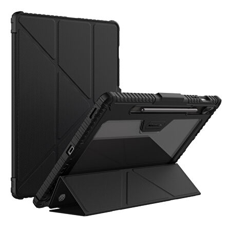 Nillkin Samsung Tab S9 FE Plus Standlı Bumper Smart Cover Tablet Kılıf