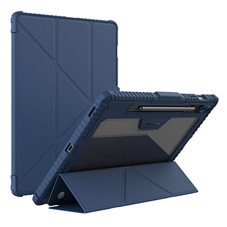 Nillkin Samsung Tab S9 FE Plus Standlı Bumper Smart Cover Tablet Kılıf