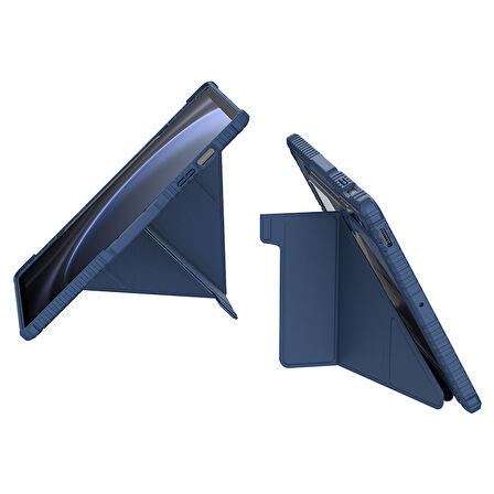 Nillkin Samsung Tab S9 FE Plus Standlı Bumper Smart Cover Tablet Kılıf