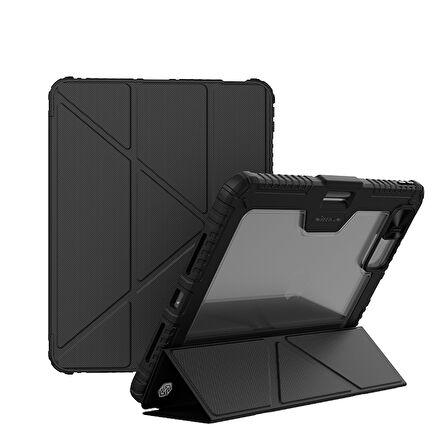 Nillkin iPad Pro 13 2024 Standlı Bumper Smart Cover Tablet Kılıf