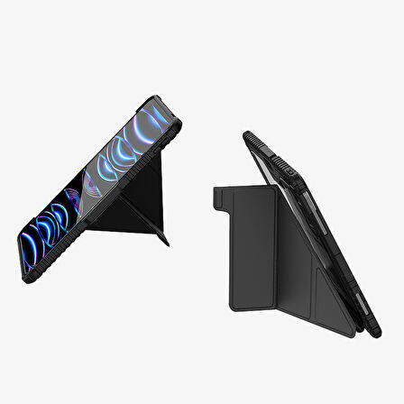 Nillkin iPad Pro 13 2024 Standlı Bumper Smart Cover Tablet Kılıf