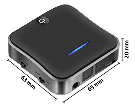 Gplus B19 Bluetooth 5.0 Transmitter AptX Ses Alıcı Verici TX RX