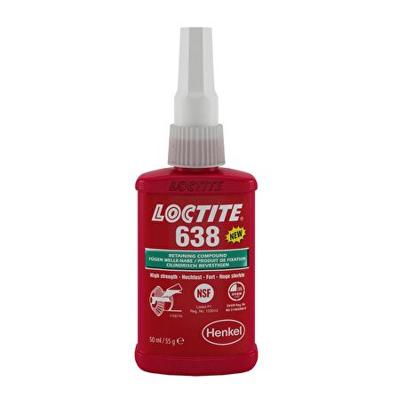 Loctite 638 Yüksek Mukavemetli Sıkı Geçme Bileşeni 50 ml