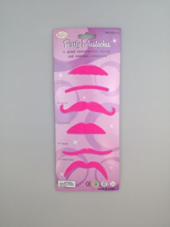 BIYIK YAPIŞKANLI PEMBE 6'LI