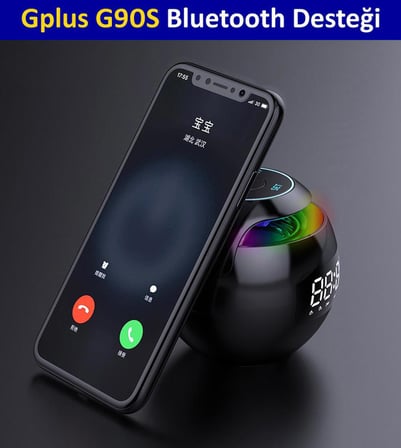 Gplus G90S Bluetooth 5.0 Çift Alarmlı Radyolu Dijital Masa Saati
