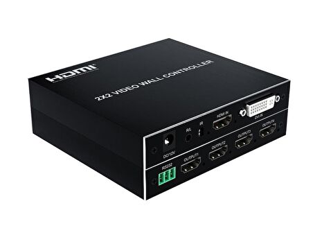 Gplus FHDVW202M 2x2 Video Wall Controller 4 Ekran TV Genişletici