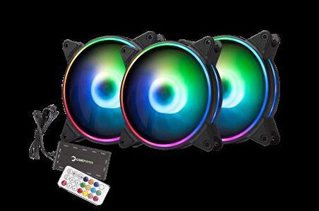 Gamepower Air Turbine 3In1 A Rgb Fan Set Kit 3X120Mm Kasa Fanı