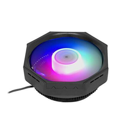 Frisby FCL-F1305B 100mm Rainbow LED Intel/AMD CPU Soğutucu