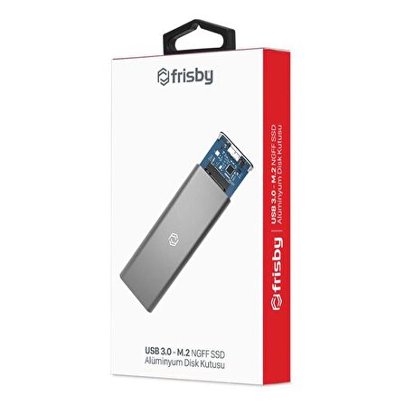 FRISBY FHC-M2310 USB3.0-M.2 NGFF SSD ALÜMİNYUM DİSK KUTUSU