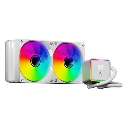 Frisby FCL-240W ARGB 240mm AM5/1851P Beyaz İşlemci Sıvı Soğutucu