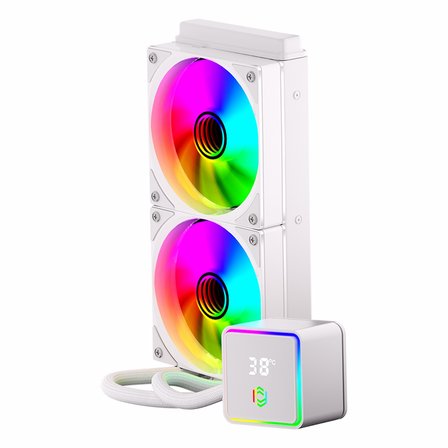 Frisby FCL-240W ARGB 240mm AM5/1851P Beyaz İşlemci Sıvı Soğutucu