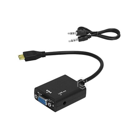 FRISBY FA-6672C MİNİ HDMI--VGA+SES DÖNÜŞTÜRÜCÜ