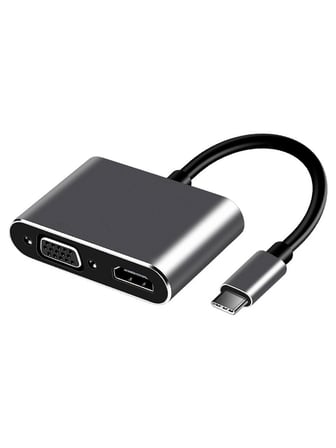 Frisby Fa-7678C Type-C - Hdmi+Vga 4Kx2K Adaptör