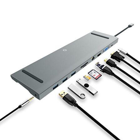 FRISBY FA-7720TC TYPE-C 10-IN-1 HUB STATION