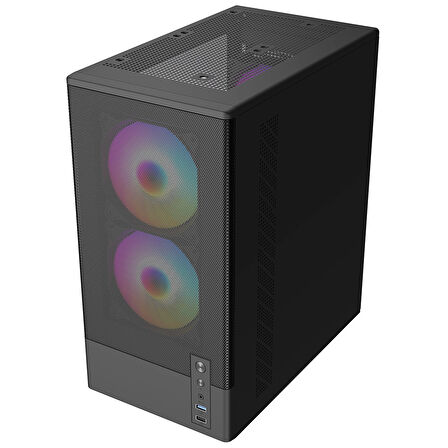 TEKNOTEG - FRISBY FC-8975B 550W 3X RGB GAMİNG KASA