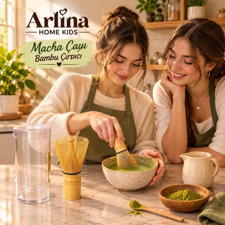 Bambu Matcha Çayı Karıştırıcı Fırça Bamboo Whisk Köpürtücü