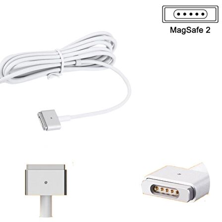 REDOX Laptop Adaptör Apple Uyumlu 16.5V 3.65A Magsafe 2 60W