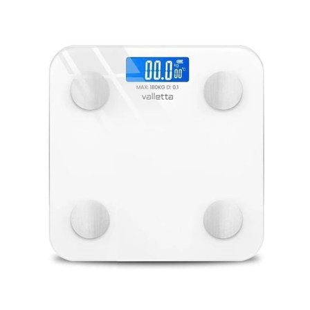 Valletta VLT1354 İnferno Akıllı Yağ Ölçer Tartı - Beyaz - 28 cm
