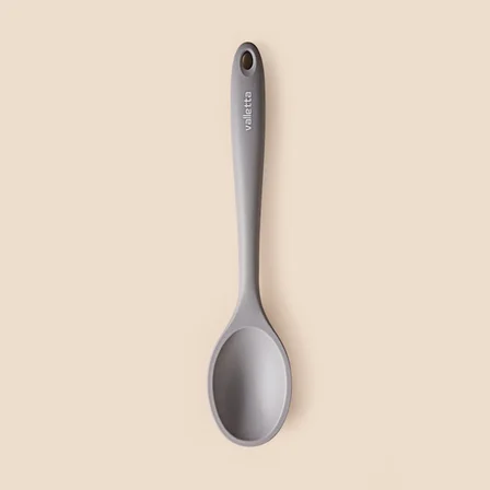 Valletta Silikon Servis Kaşığı - Gri - 27 cm