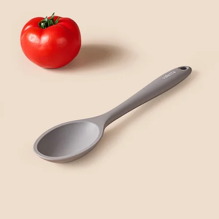 Valletta Silikon Servis Kaşığı - Gri - 27 cm