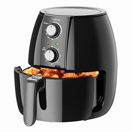 PerClass VLT5010 Mekanik Airfryer 4 Lt Sıcak Hava Fritözü-Siyah