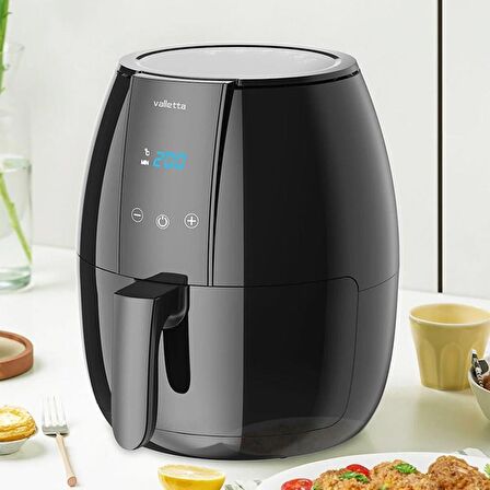 PerClass VLT5012 Raffle Digital Airfryer 4 Lt Sıcak Hava Fritözü-Siyah