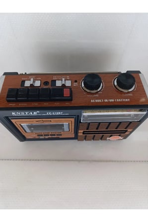 Nostalji Radyo Kaset Çalar Bluetooth Hoparlör Klasik Radyo