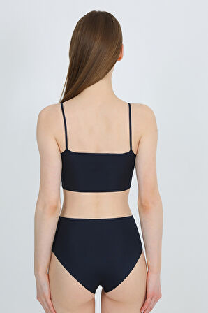 Yüksek Bel Basic Lazer Kesim Bikini Külot 3'lü Paket