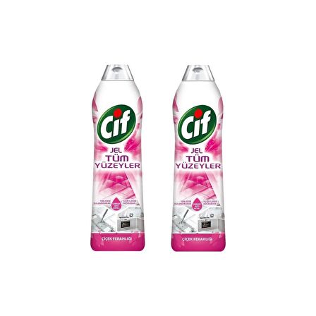 Cif Çiçek Ferahlığı Seramik Jel Yüzey Temizleyici 2x750 ml 