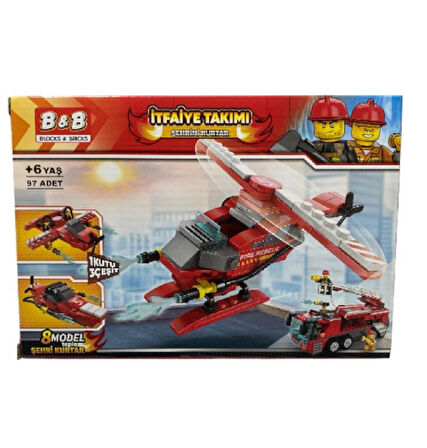 97  Parça İtfaiye Takımı Lego Seti  6738