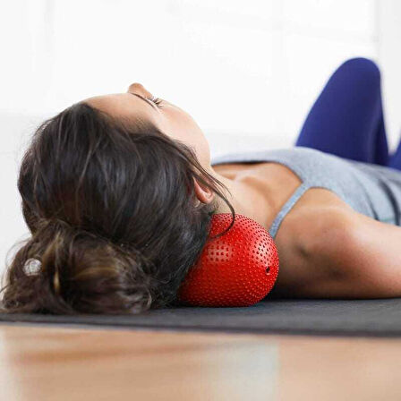 Merrithew Health & Fitness Peanut Ball, Large, with pump (red) ST-06263