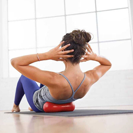 Merrithew Health & Fitness Peanut Ball, Large, with pump (red) ST-06263