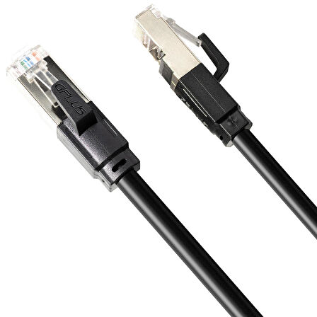 Gplus Cat6 25 cm F/UTP 1G 250 Mhz 26 AWG CCA Folyo Kaplamalı Profesyonel FTP Network Ethernet Patch Cord Kablo 0.25MT