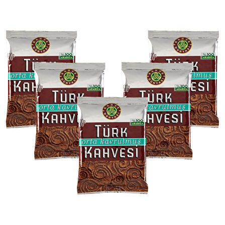 Kahve Dünyası Orta Kavrulmuş Türk Kahvesi 100 gr - 5 li