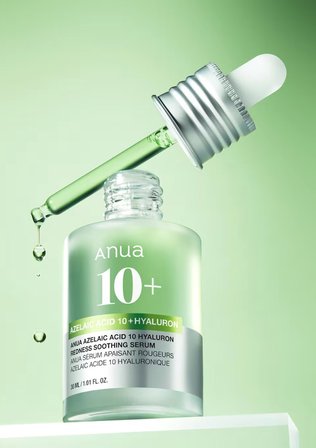 ANUA Azelaic Acid 10 Hyaluron Redness Soothing Serum - Kusur Karşıtı Serum 30 ml