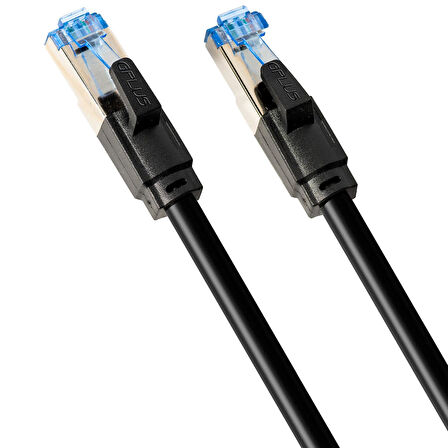 Gplus Cat7 4 Metre F/FTP 10G 600 Mhz 28 AWG BC Emi Folyo Kaplamalı Profesyonel FTP Network Ethernet Lan Kablosu 4MT