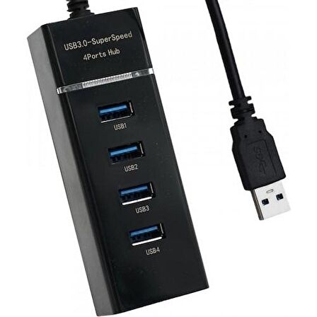 USB 3.0 4 Port USB Çoklayıcı Hub 30 cm Kablo
