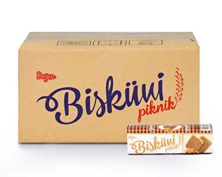 Doğan Karamelli Piknik Bisküvi 80 Gr. 24 Adet (1 Kutu)