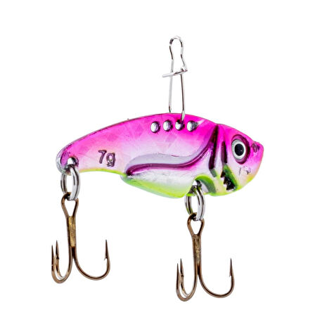 Vibrasyon Yem - LRF/Spin Jig - Fishack VibraX - 7g 40mm - Sparkle - UV Boyalı
